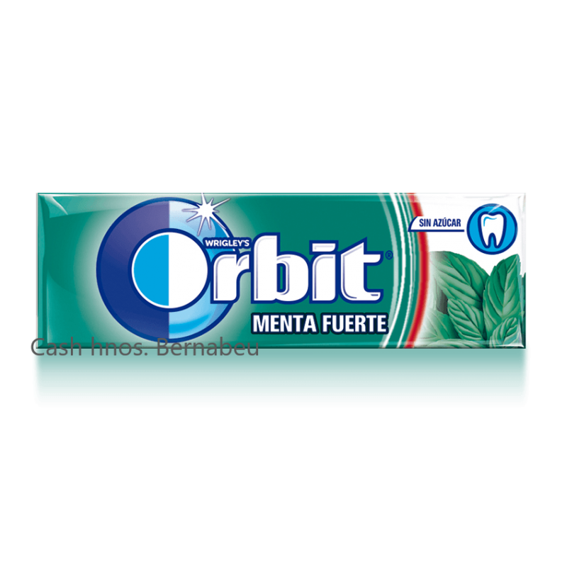 ORBIT GRAGEAS MENTA FUERTE.EST/ 30unid.