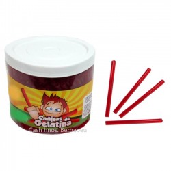 CAÑITAS GELATINA FRESA 10...
