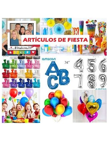 ARTICULOS DE FIESTA Y DECORACION.