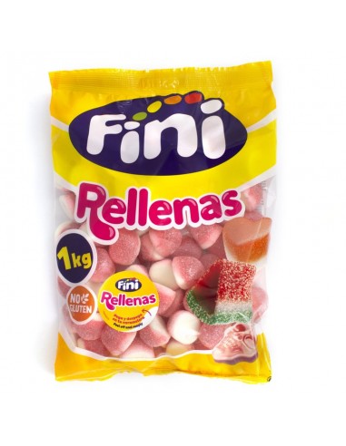 BESOS RELLENOS FRESA AZ.FINI.B/ 1Kg.
